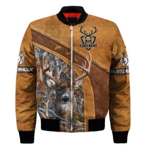 Tmarc Tee Hunting Custom 3D All Over Printed Bomber Jacket