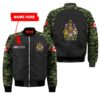 Tmarc Tee Personalized Name Canada Coat of Arms D All Bomber Jacket
