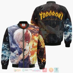 Todoroki Bomber My Hero Academia Mha Anime Outfits Bomber Jacket