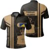 Tokelau Islands Gold Polo Shirt- Boba Style - AH - J14