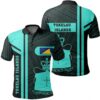 Tokelau Islands Turquoise Polo Shirt- Boba Style - AH - J14