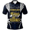 Tokelau Polo Shirt - Blood Runs Through My Veins Style Flag - BN39