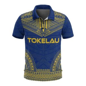 Tokelau Polo Shirt - Polynesian Chief Flag Version - BN10