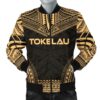 Tokelau Polynesian Chief Men's Bomber Jacket - Gold Version - Bn10 Bomber Jacket