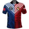 Tokouso Polo Shirt Tonga Samoa Together K4
