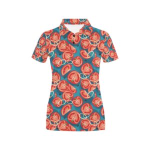 Tomato Print Design Lks301 Women'S Polo Shirt