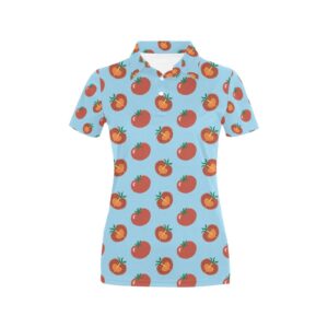 Tomato Print Design Lks304 Women'S Polo Shirt