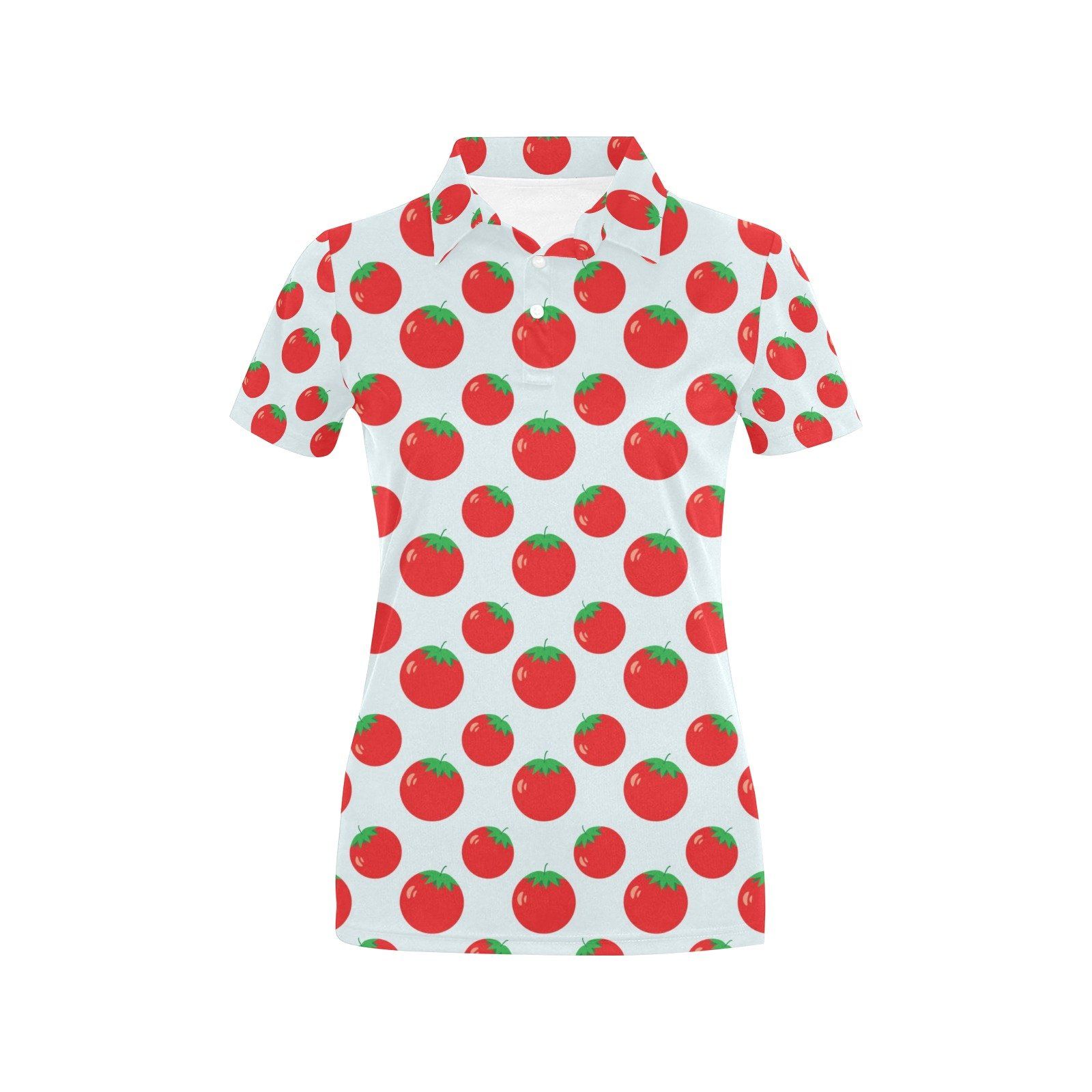Tomato Print Design Lks307 Women'S Polo Shirt Tomato Print Design Lks307 Women'S Polo Shirt