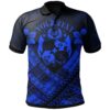Tonga Custom Polynesian Polo Shirts - Tonga Blue Seal Camisole Hibiscus Style - BN18