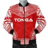 Tonga Flag Polynesian Chief Men's Bomber Jacket - Bn10 Bomber Jacket
