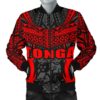 Tonga Jacket - Kingdom of Tonga Men's Bomber J0 Bomber Jacket