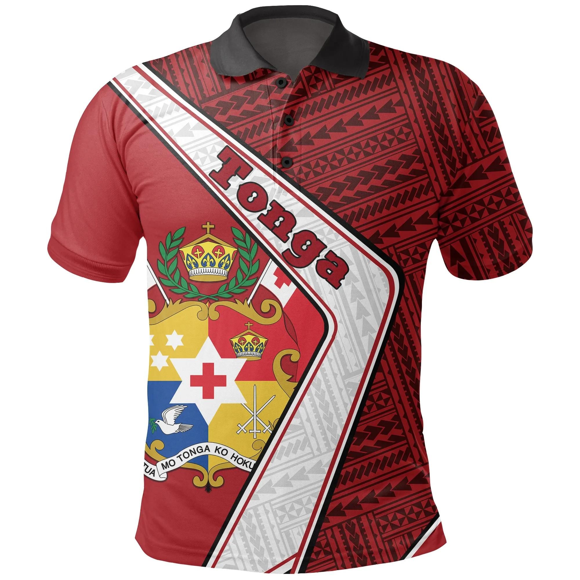 Tonga Polo Shirt - Polynesian Coat Of Arms A224 Tonga Polo Shirt - Polynesian Coat Of Arms A224