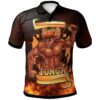 Tonga Polo Shirt - The Fire Knife Dance - BN29