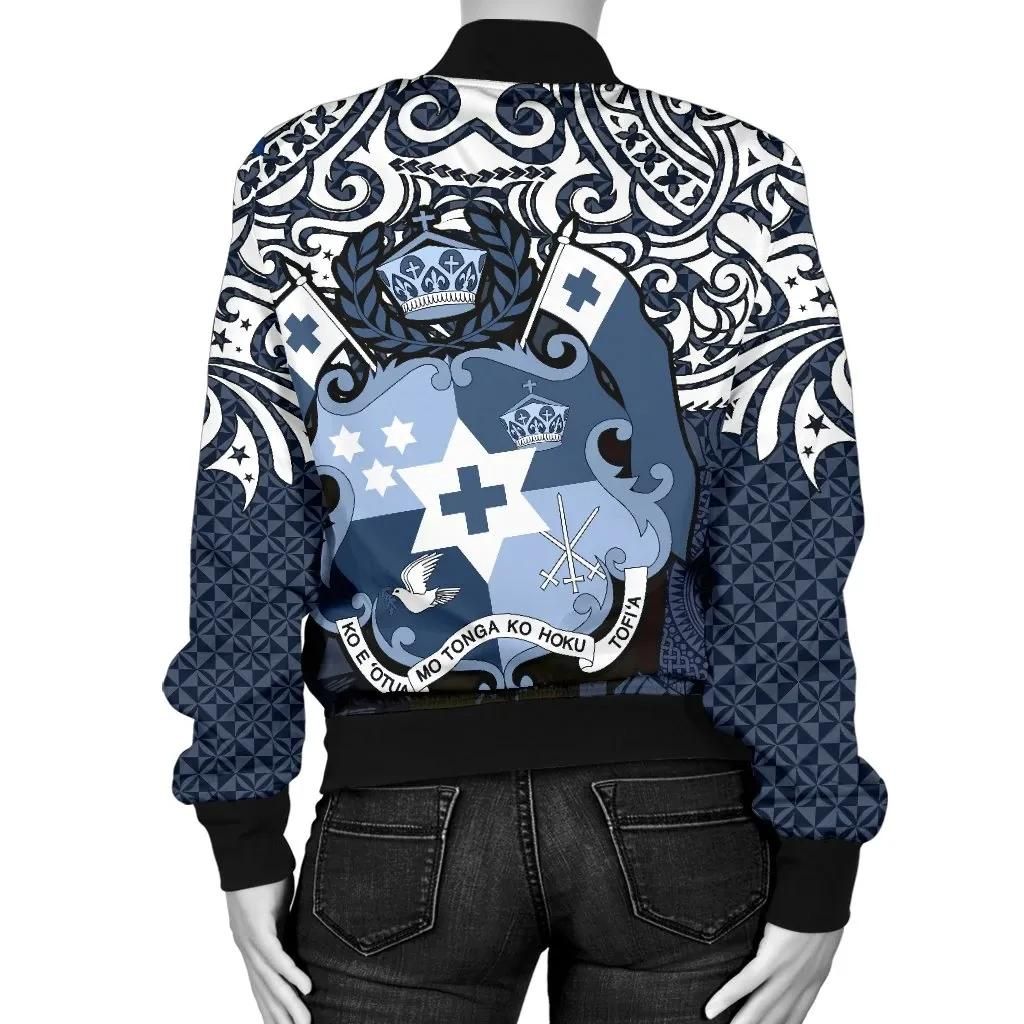 Tonga-Polynesian-Bomber-Jacket-Women-Tongan-Pride-Blue-BN15-Bomber-Jacket-1