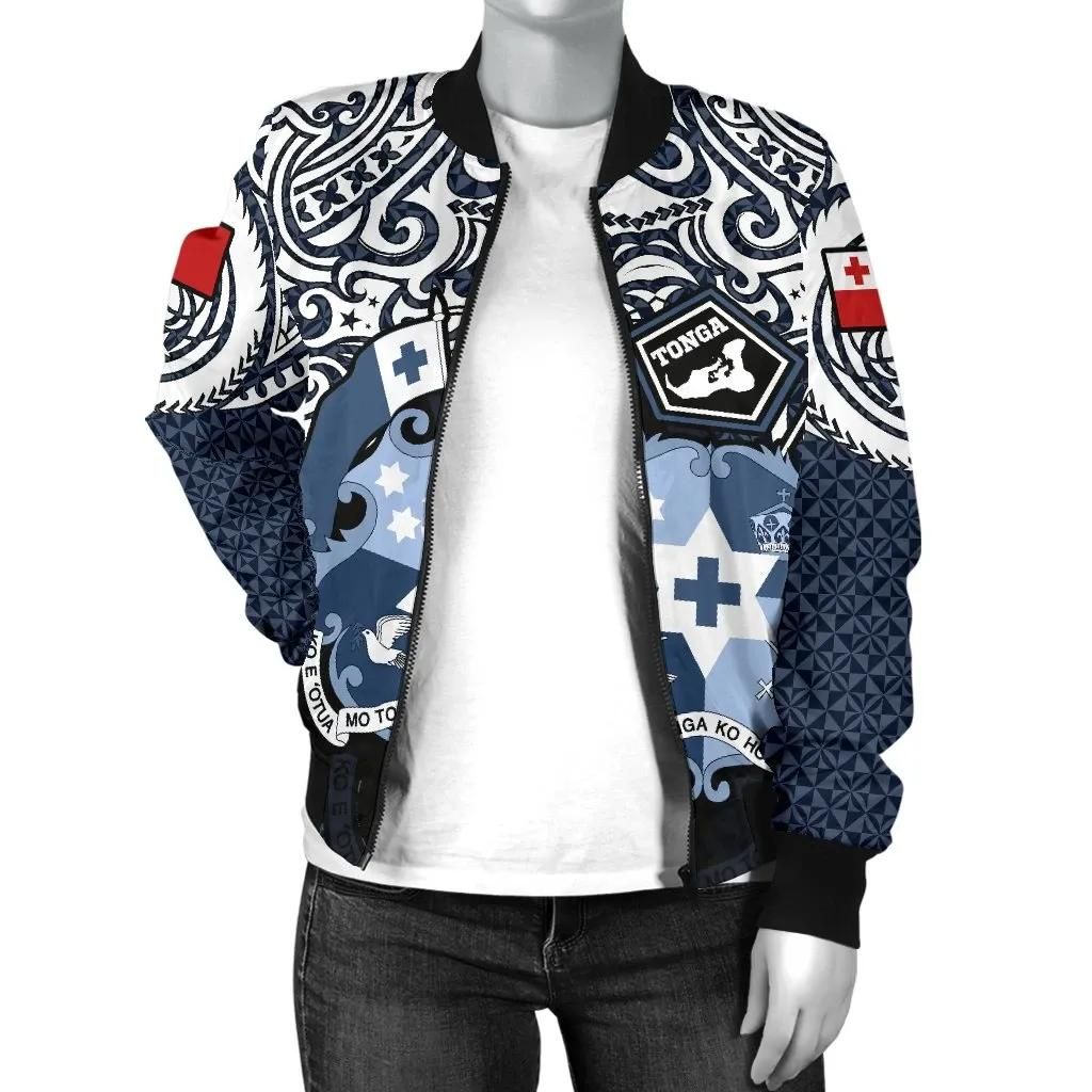 Tonga-Polynesian-Bomber-Jacket-Women-Tongan-Pride-Blue-BN15-Bomber-Jacket-2