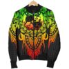 Tonga Polynesian Men's Bomber Jacket - Tattoo Pattern With Seal Reggae - BN12 Bomber Jacket