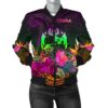 Tonga Polynesian Women's Bomber Jacket - Summer Hibiscus - BN15 Bomber Jacket