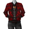 Tonga Women Bomber Jacket - Polynesian Tattoo Red - BN0110 Bomber Jacket