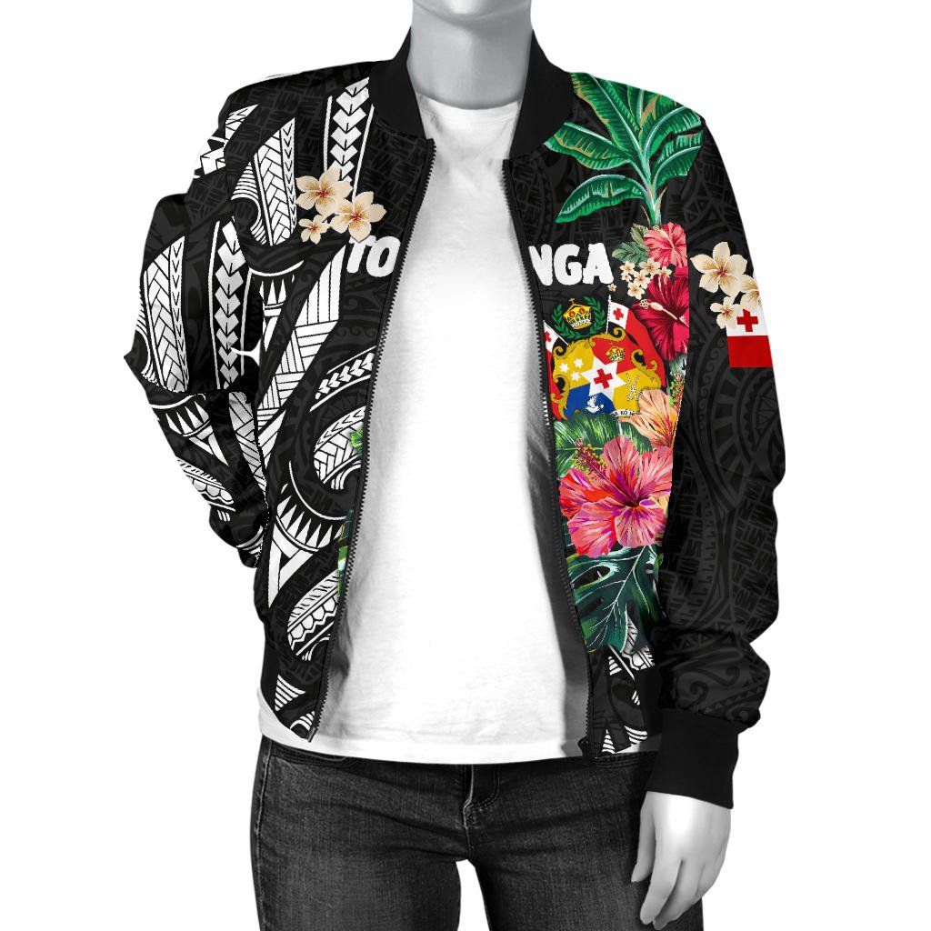 Tonga-Womens-Bomber-Jacket-Coat-Of-Arms-Polynesian-With-Hibiscus-TH5-Bomber-Jacket-2