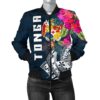 Tonga Women's Bomber Jacket - Tonga Summer Vibes - BN15 Bomber Jacket