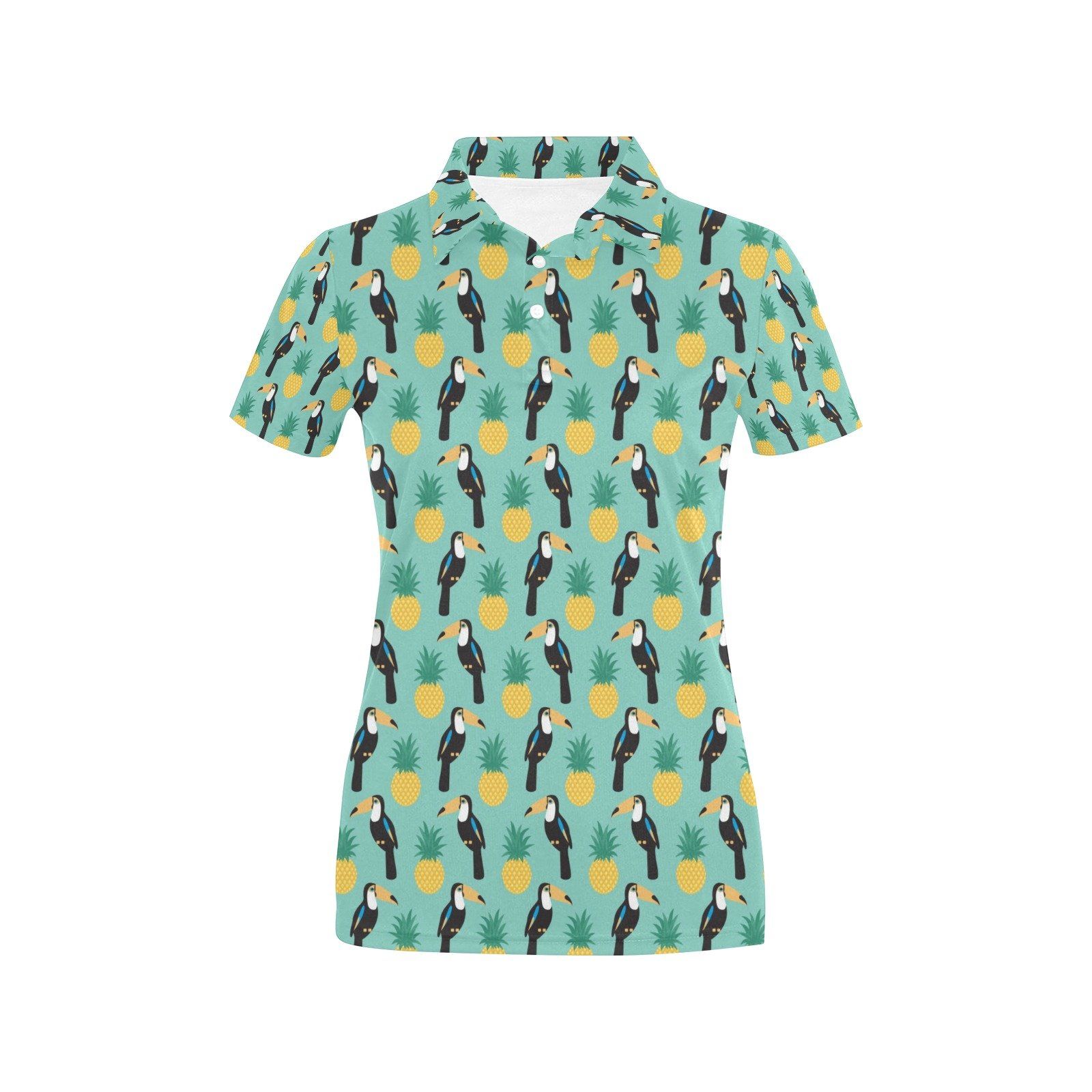 Toucan Print Design Lks301 Women'S Polo Shirt Toucan Print Design Lks301 Women'S Polo Shirt