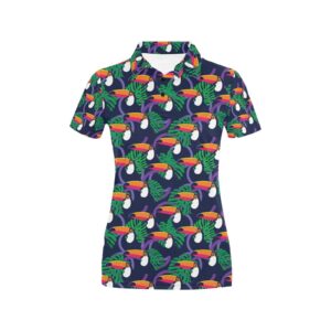 Toucan Print Design Lks302 Women'S Polo Shirt