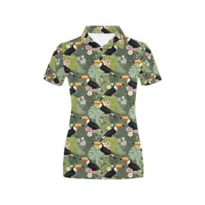 Toucan Print Design Lks304 Women'S Polo Shirt