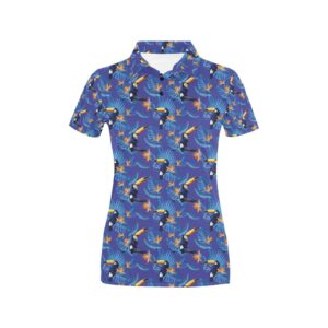 Toucan Print Design Lks306 Women'S Polo Shirt