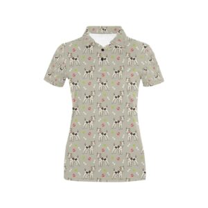 Toy Fox Terriers Print Design Lks301 Women'S Polo Shirt