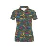 Travel Stamp Colorful Print Design Lks304 Women'S Polo Shirt