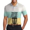 Tree Don'T Care About Your Feelings Disc Golf Polo Shirt