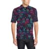 Tribal Aztec Dark Multicolor Men Polo Shirt