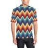 Tribal Aztec Men Polo Shirt