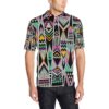 Tribal Aztec Triangle Men Polo Shirt