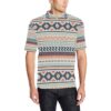 Tribal Aztec Vintage Pattern Men Polo Shirt