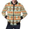 Tribal Native American Aztec Indians Navajo Print Mens Bomber Jacket