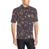 Tribal Native American Aztec Men Polo Shirt