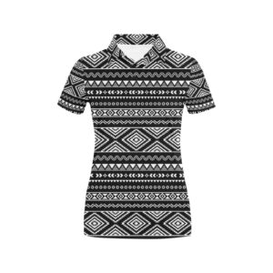 Tribal Pattern Print Design Lks301 Women'S Polo Shirt