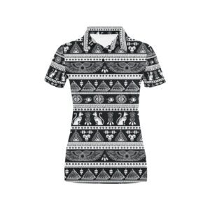 Tribal Pattern Print Design Lks305 Women'S Polo Shirt