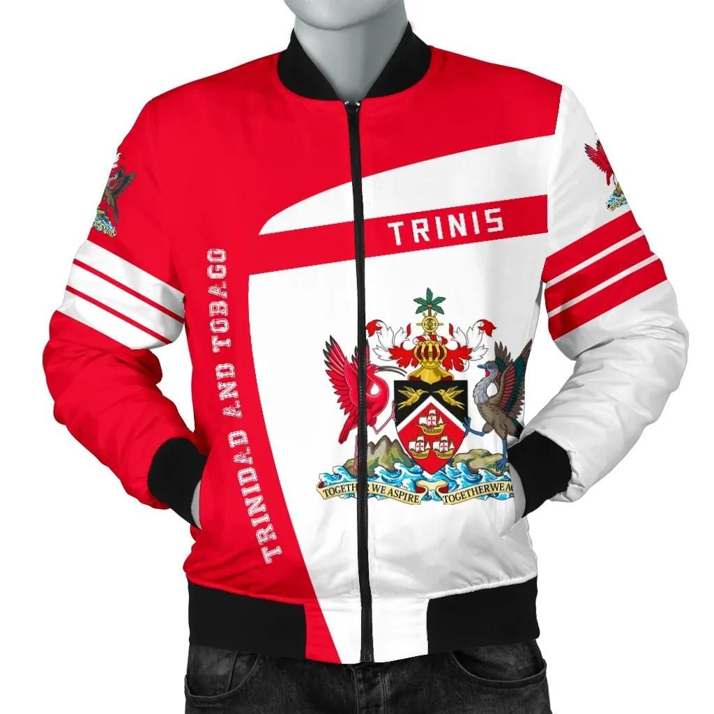 Trinidad And Tobago Sport Men's Bomber Jacket - Premium Style J7 Bomber Jacket Trinidad And Tobago Sport Men's Bomber Jacket - Premium Style J7 Bomber Jacket