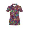 Trippy Print Design Lks302 Women'S Polo Shirt