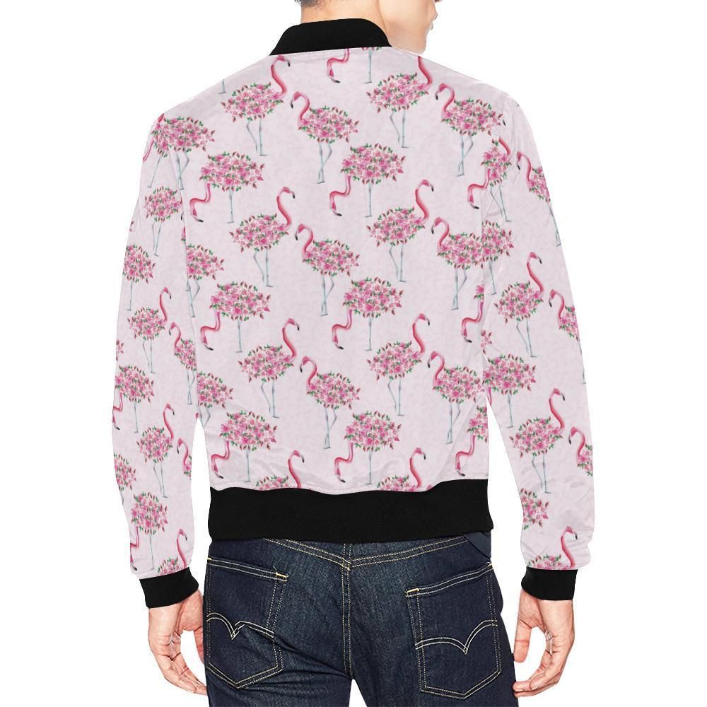 Tropical-Flamingo-Hawaiian-Floral-Pattern-Print-Mens-Bomber-Jacket-2