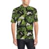 Tropical Flower Pattern Print Design Tf026 Men Polo Shirt