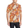 Tropical Flower Pattern Print Design Tf027 Men Polo Shirt