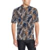 Tropical Flower Pattern Print Design Tf07 Men Polo Shirt