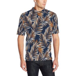 Tropical Flower Pattern Print Design Tf07 Men Polo Shirt