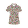 Tropical Flower Print Design Lks301 Women'S Polo Shirt