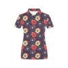 Tropical Flower Print Design Lks302 Women'S Polo Shirt