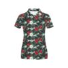 Tropical Flower Print Design Lks303 Women'S Polo Shirt