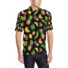 Tropical Fruits Pattern Print Design Tf03 Men Polo Shirt